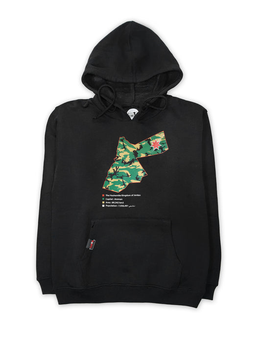 Hoodie Jordan Map - خارطة الأردن