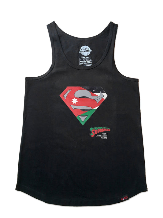 Women Tank Top Jordanian Superman - سوبر مان