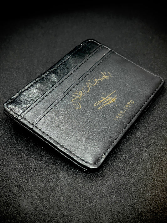 Men KING HUSSIEN Signature leather Pocket Wallet