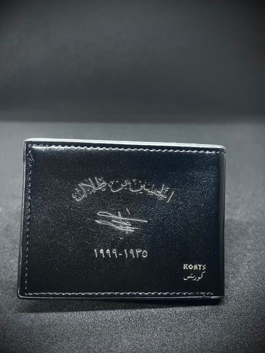 Men KING HUSSIEN Signature leather Wallet