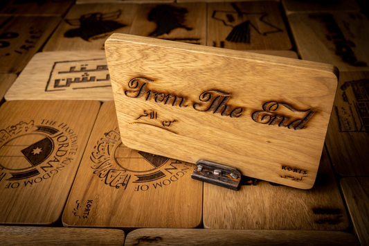 From The End - من الاخر  Solid Wood Artwork Decoration