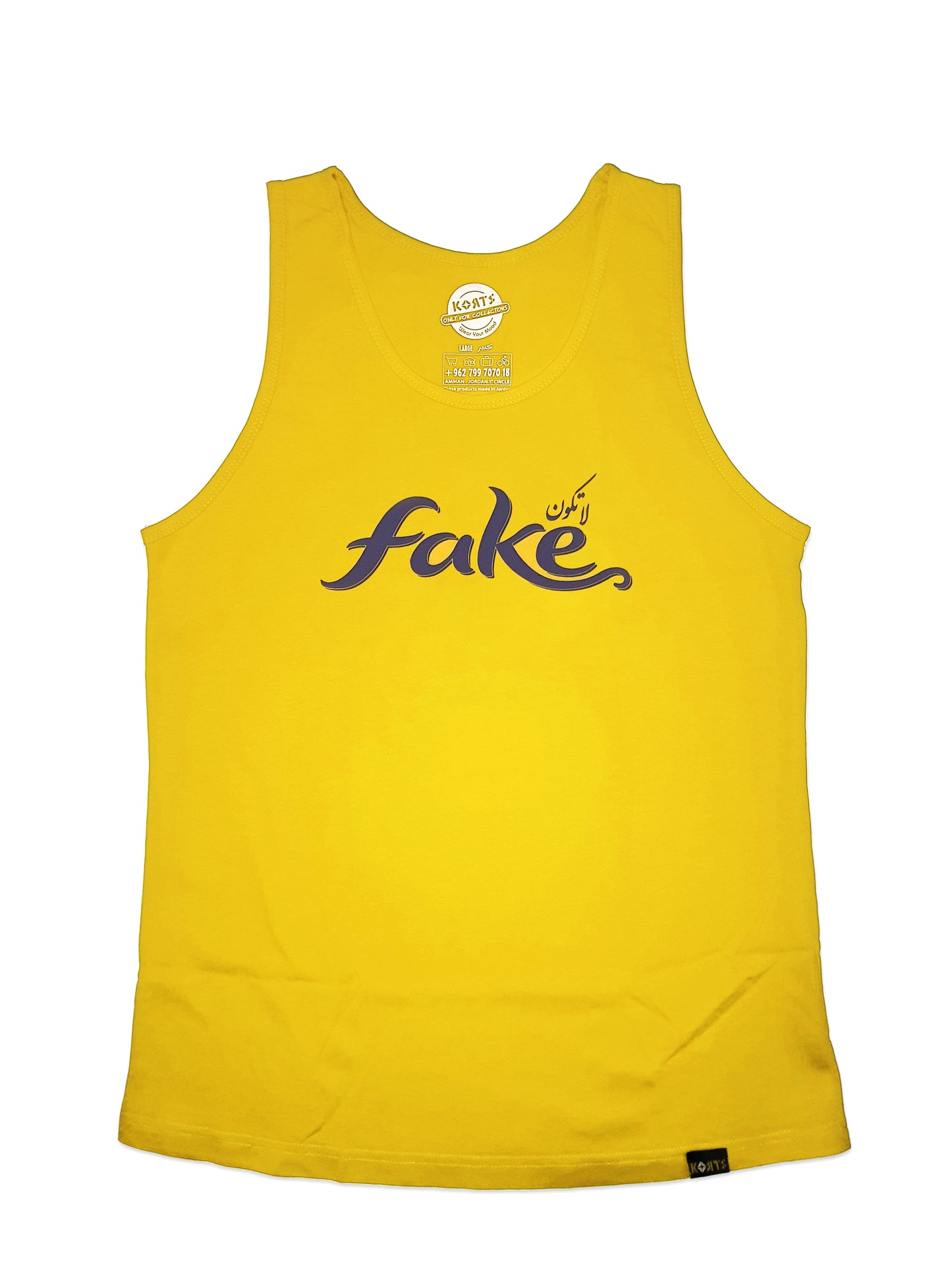 Women Tank Top La Tkoon Fake - لا تكون فيك