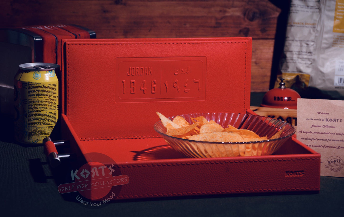 Jordan 1946 Red Leather Tray